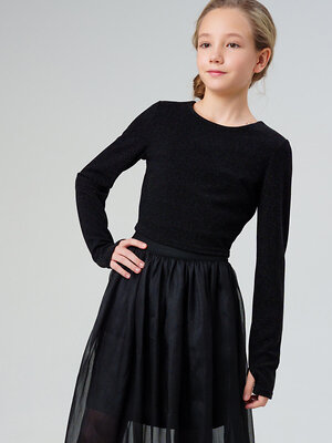 PLAYTODAY Джемпер 569659 42521018 черный,серебряный