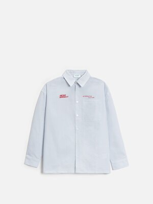 Acoola Сорочка 569723 20110280218 голубая полоска