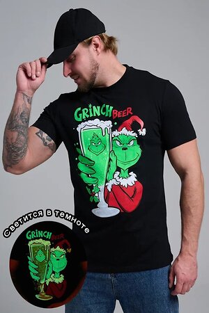 Натали Футболка 569810 8582 черный+гринч