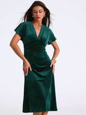 Апрель Платье 569820 1ЖПК4893636 изумруд