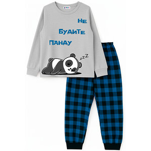 YOULALA Пижама 569850 0936103901 серый/синий