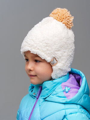 PLAYTODAY Шапка 570024 32422208 молочный,коричневый