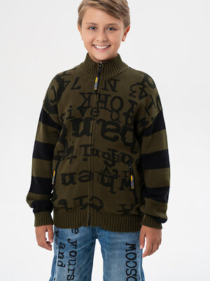 PLAYTODAY Кардиган 570058 32511395 хаки,черный