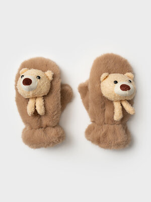 PLAYTODAY Варежки 570201 32522102 светло-бежевый