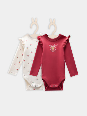 MARK FORMELLE Боди детское 570334 13017-2 вишенки на молоке +кисельный