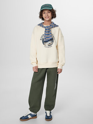 MARK FORMELLE Брюки 570366 183410 хаки +печать