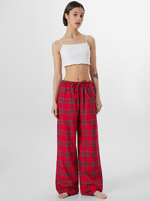 MARK FORMELLE Брюки 570372 532431-2 клетка на красном