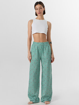 MARK FORMELLE Брюки 570381 532524-1 зеленая клетка виши