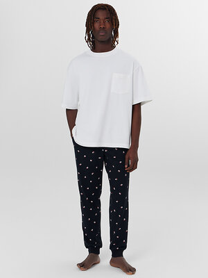 MARK FORMELLE Брюки 570426 581133 мелкая набивка на черном