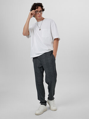 MARK FORMELLE Брюки 570430 181219-1 клетка черная на сером