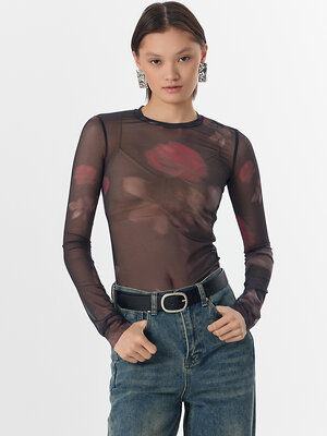 MARK FORMELLE Джемпер 570592 122898 розы на черном