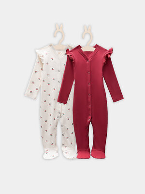 MARK FORMELLE Комбинезон 570714 14007-2 вишенки на молоке +кисельный