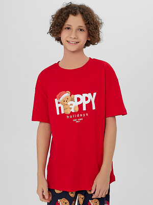 MARK FORMELLE Комплект 570767 563337 красный +праздничные медвежата на синем