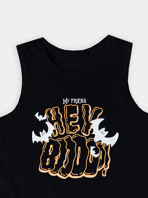 MARK FORMELLE Комплект 570775 443002 черный +летучие мыши на оранжевом