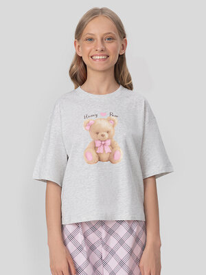 MARK FORMELLE Комплект 570799 567749 серый меланж+клетка черно -розовая