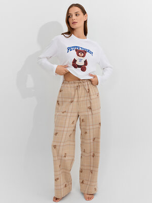 MARK FORMELLE Комплект 570838 592625 белый +клетка с мишки на песочном