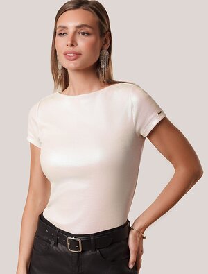 VILATTE Футболка 570919 D49.093 перламутровый