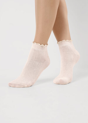 CLEVER Носки 570932 Д2421 меланж бежевый