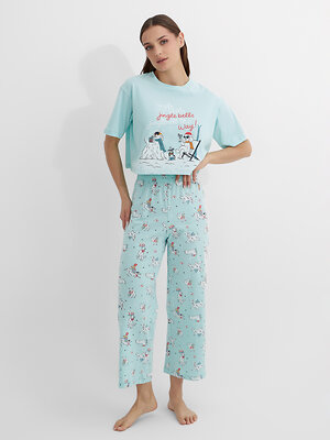 MARK FORMELLE Комплект 571024 592444 мята +собаки на мяте