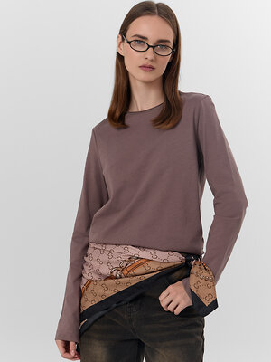 MARK FORMELLE Лонгслив 571047 122967 кофейный