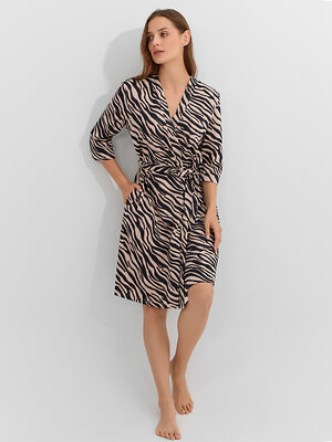 MARK FORMELLE Пеньюар 571060 552275/1 зебра на холодном бежевом