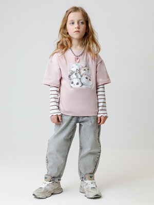 CROCKID Футболка 571106 КР 302828 розовый