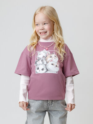 CROCKID Футболка 571112 КР 302828 бордовый