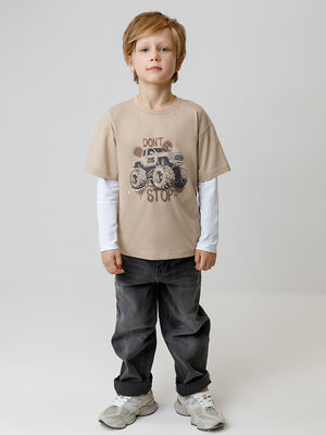 CROCKID Футболка 571145 КР 302779 бежевый