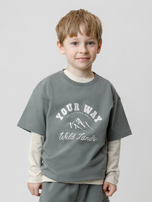 CROCKID Футболка 571161 КР 302778 зеленый