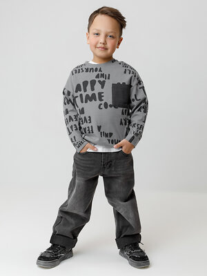 CROCKID Лонгслив 571170 КР 302846 темно-серый