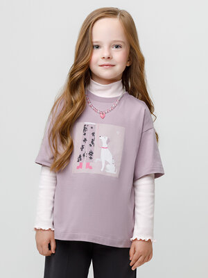 CROCKID Футболка 571191 КР 302866 фиолетовый