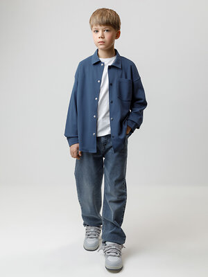 CROCKID Рубашка 571401 КР 302794 синий