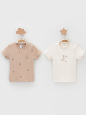 CROCKID Футболка 571506 К 301156-2уп бежевый