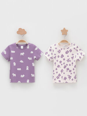 CROCKID Футболка 571518 К 301156-2уп фиолетовый