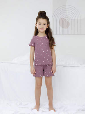 CROCKID Пижама 571534 К 1652 фиолетовый