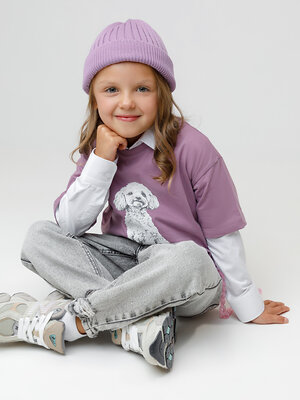 CROCKID Футболка 571546 КР 302882 фиолетовый