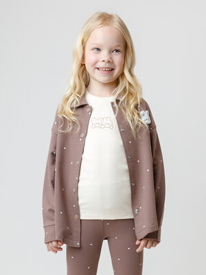 CROCKID Рубашка 571565 КР 302903 коричневый