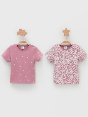 CROCKID Футболка 571568 К 301156-2уп розовый