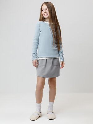 CROCKID Юбка 571624 КР 7153 серый