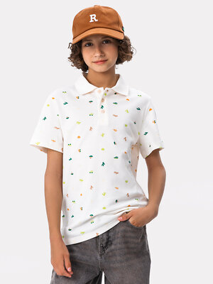 MARK FORMELLE Поло 571655 113430/1 рисунки на молочном