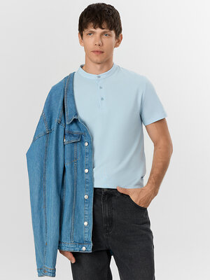 MARK FORMELLE Поло 571667 111697/1 серо -голубой