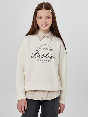 MARK FORMELLE Свитшот 571680 127897/1 молочный +печать