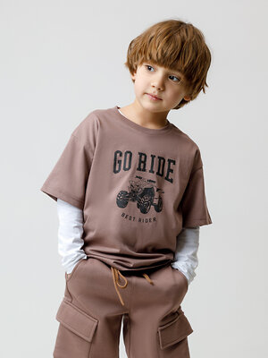 CROCKID Футболка 571733 КР 302917 коричневый