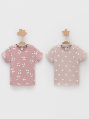 CROCKID Футболка 571852 К 301156-2уп розовый