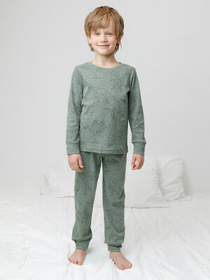 CROCKID Пижама 571861 К 1552 зеленый