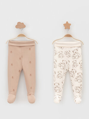 CROCKID Ползунки 571877 К 400220-2уп бежевый