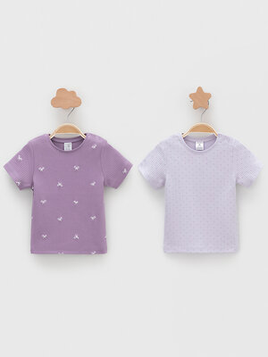 CROCKID Футболка 571884 К 302521-2уп фиолетовый