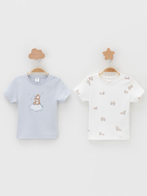 CROCKID Футболка 571904 К 301156-2уп светло-серый5