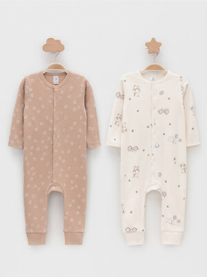 CROCKID Комбинезон 571905 К 6535-2уп бежевый