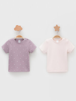 CROCKID Футболка 571908 К 302521-2уп светло-розовый